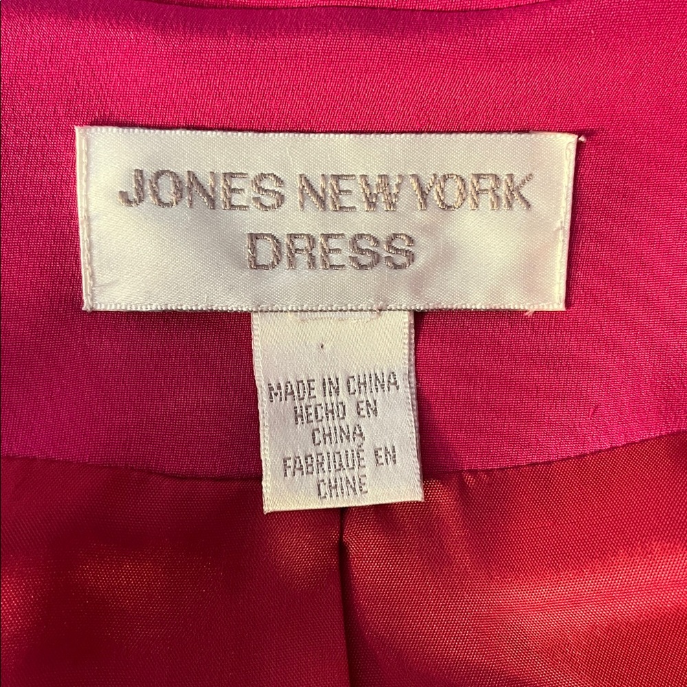 Gorgeous Jones New York Hot Pink Silk Women's Blazer - Picture 5 of 7
